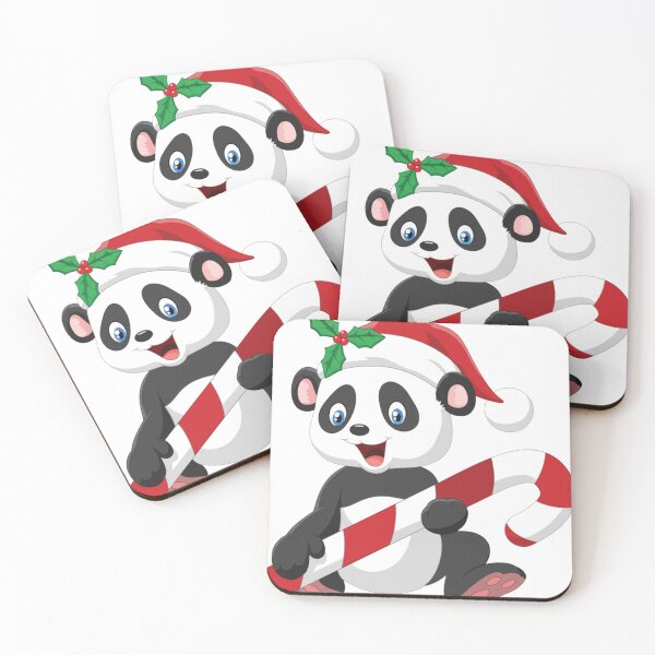 Item preview, Cute Animal Friendly Panda Merry Christmas .s, Stickers Essential . designed and sold by fergalamand.