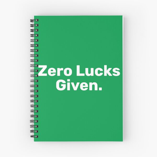 Item preview, Zero Lucks Given | Irish Puns designed and sold by BopleDesigns.