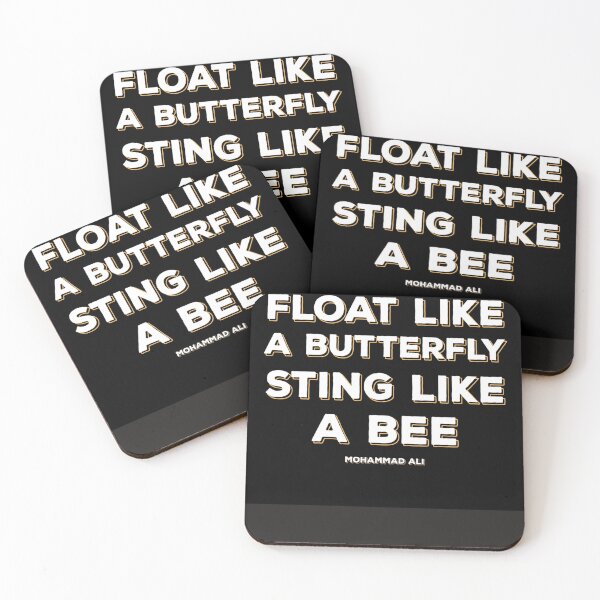 Item preview, Float Like A Butterfly Sting Like A Bee Poster designed and sold by pat0gk.