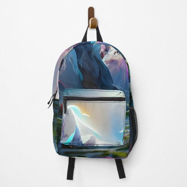 Item preview, AI Generated Art, Fantasy Mountains Holographic designed and sold by ACC .