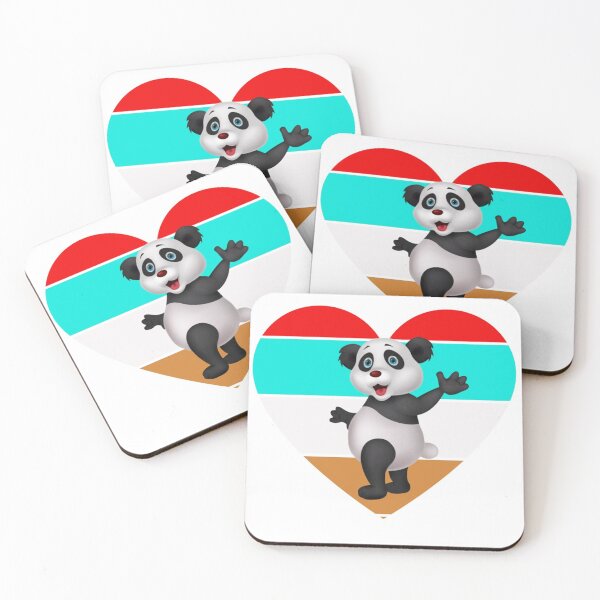 Item preview, Cute Animal Friendly Panda Mouse Pad, sticker Essential . designed and sold by fergalamand.