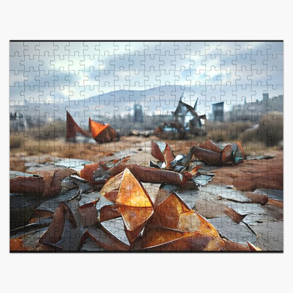 Item preview, AI Generated Art, Rusty Shards  designed and sold by Anna Chidiac.