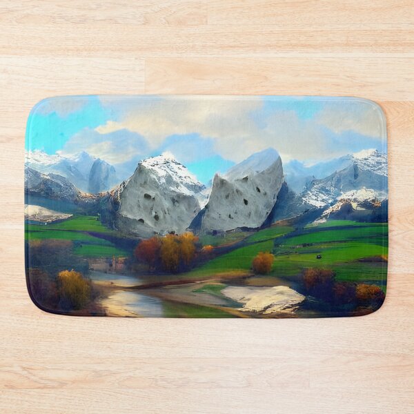 Item preview, AI Generated Art, Snowy okenite alps designed and sold by ACC .