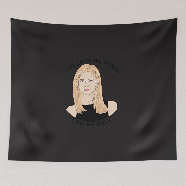 Aperçu de l'œuvre Buffy Summers a sauvé le monde Sticker créée et vendue par wankumlyor.