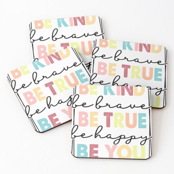Item preview, Be kind be brave be true be happy be you designed and sold by TheArtPoint.