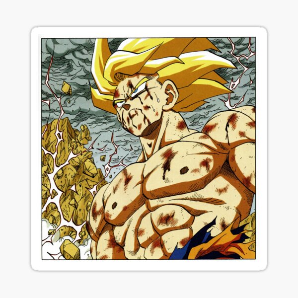 Goku Ssj Sticker By Zvonbal Redbubble