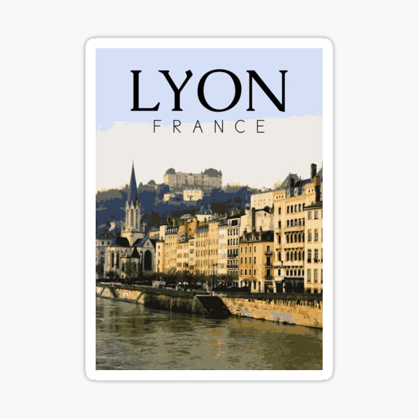 Sites touristiques Lyon Sticker