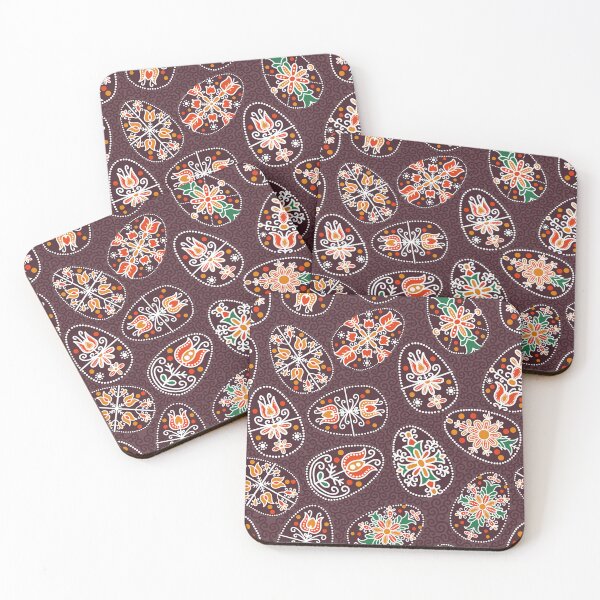 Item preview, easter eggs with hungarian motifs - purple designed and sold by space-kitten.