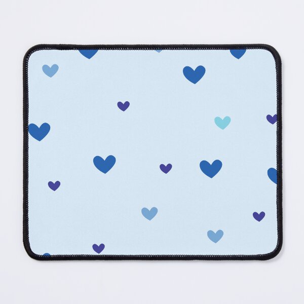 Item preview, Blue heart patterns designed and sold by Brutebabby.
