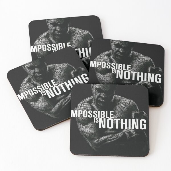 Item preview, Impossible Is Nothing - Muhammad Ali Sticker designed and sold by heilasherr.
