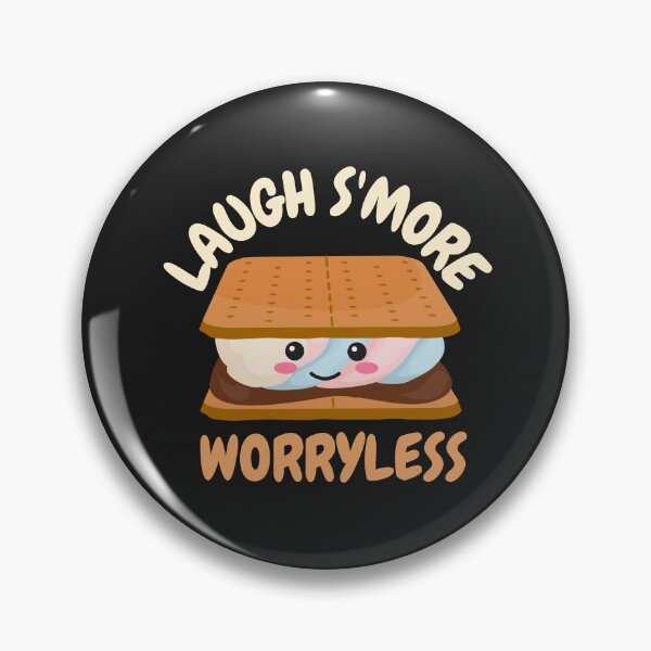 Item preview, Laugh S'more Worry less  S'more Cute Food kawaii - A funny gift for food lovers designed and sold by Best-Designers.