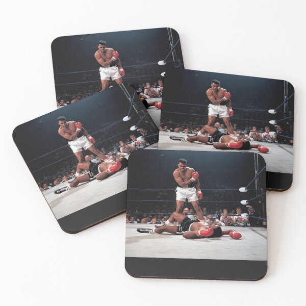 Item preview, Muhammad Ali knockout Sonny Liston Fight Poster Design Poster designed and sold by riwendye.