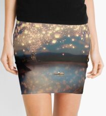 Wish Lanterns for Love Mini Skirt