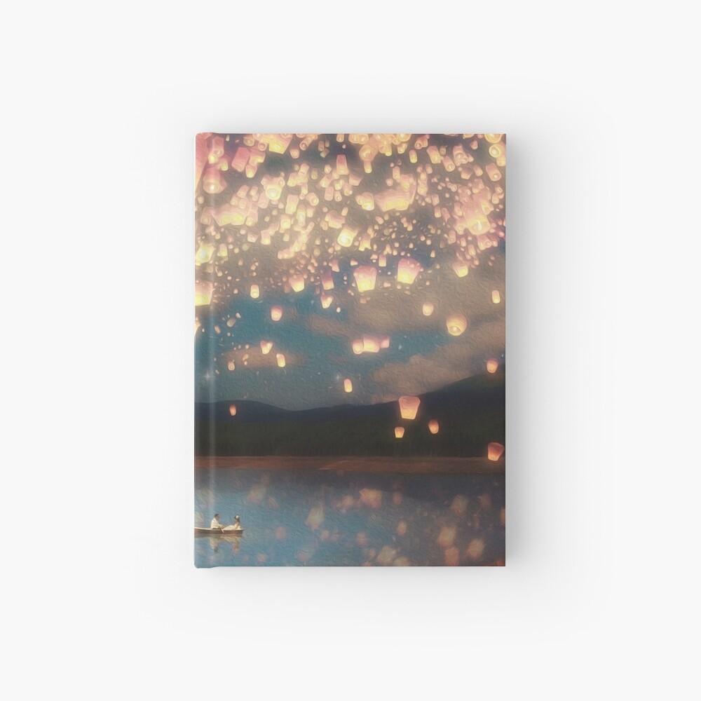 Wish Lanterns for Love Hardcover Journal