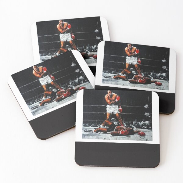 Item preview, Muhammad Ali Knocks Out Sonny Liston       Throw Blanket designed and sold by riwendye.