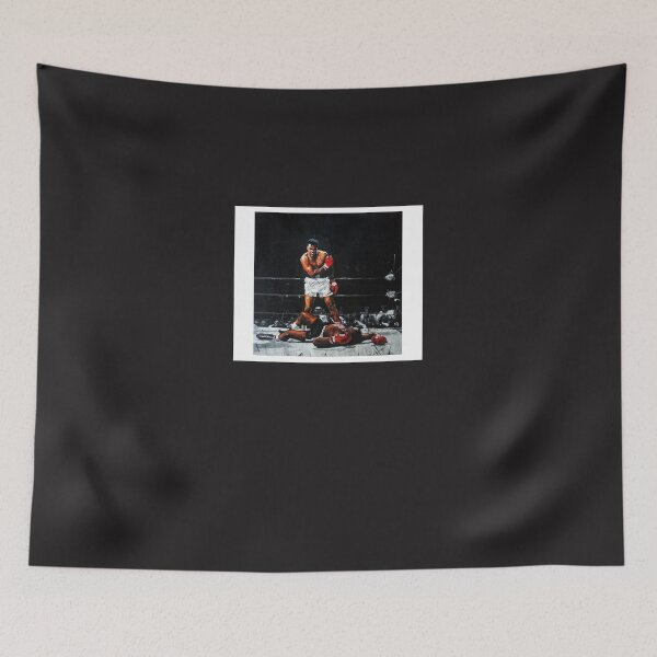 Item preview, Muhammad Ali Knocks Out Sonny Liston       Throw Blanket designed and sold by riwendye.