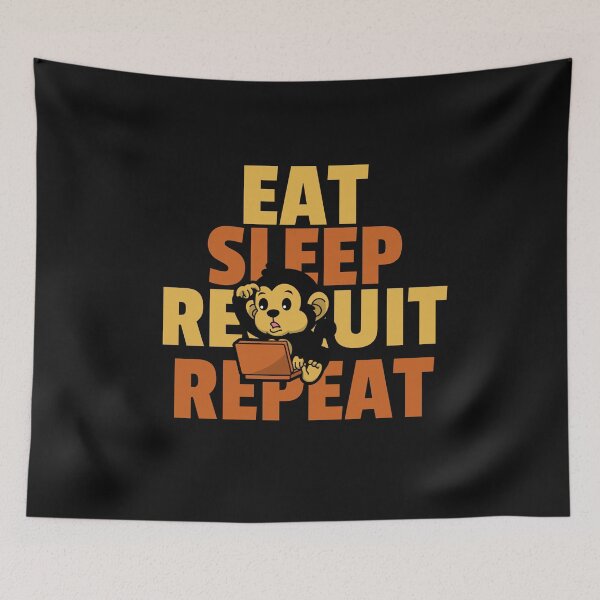 Item preview, Eat Sleep Recruit Repeat designed and sold by joabaj.