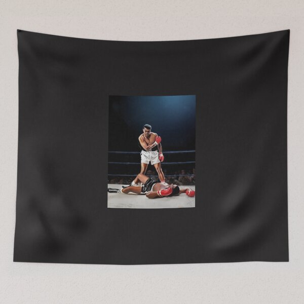 Item preview, Muhammad Ali Knocks Out Sonny Liston Painting Classic designed and sold by riwendye.