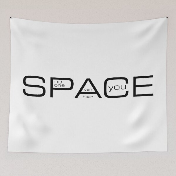 Item preview, In Space No One Can Hear You (black text) designed and sold by DieselElkins.
