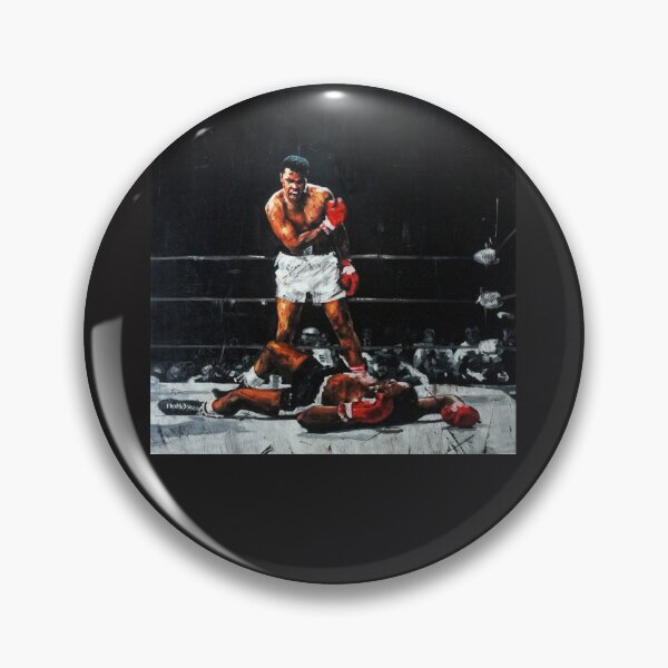 Item preview, Muhammad Ali Knocks Out Sonny Liston Sticker designed and sold by riwendye.