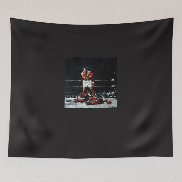 Item preview, Muhammad Ali Knocks Out Sonny Liston Sticker designed and sold by riwendye.
