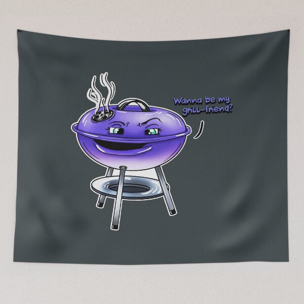 Item preview, Blue Grill: Wanna Be Grill-Friends designed and sold by iduzarts.