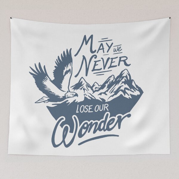 Item preview, Christian Quote - May We Never Lose Our Wonder designed and sold by JacquelineLim.