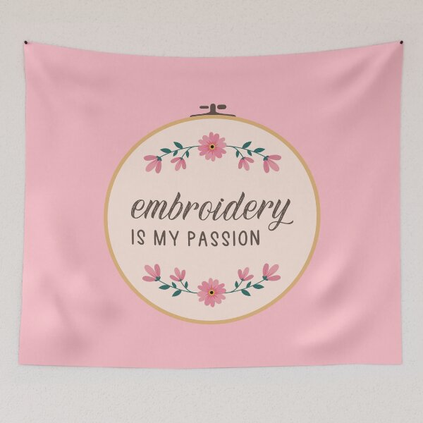 Item preview, Embroidery is my Passion designed and sold by curiousOatmeal.