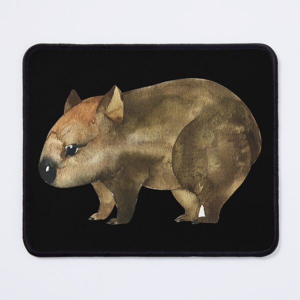 Item preview, Cute Wombat watercolor, Coarse Haired Wombat, Bare Nosed Wombat, Best Gift Idea For Wombat Mom, Wombat Owner, Wombat lover designed and sold by Paintcorner.