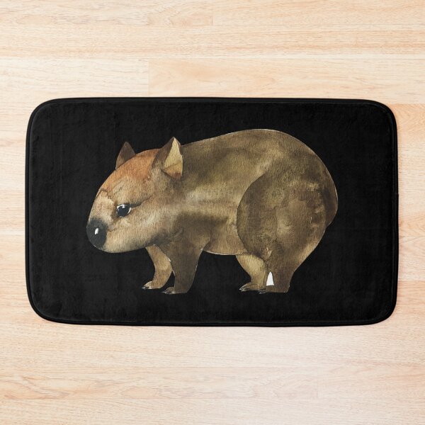 Item preview, Cute Wombat watercolor, Coarse Haired Wombat, Bare Nosed Wombat, Best Gift Idea For Wombat Mom, Wombat Owner, Wombat lover designed and sold by Paintcorner.