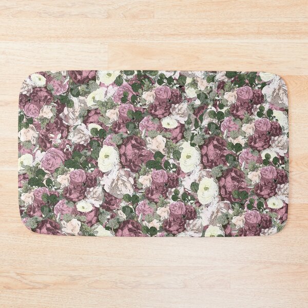 Item preview, Spring flowers, pink and white roses, peony, flowers, floral mask, cute, cool designed and sold by Collagedream.
