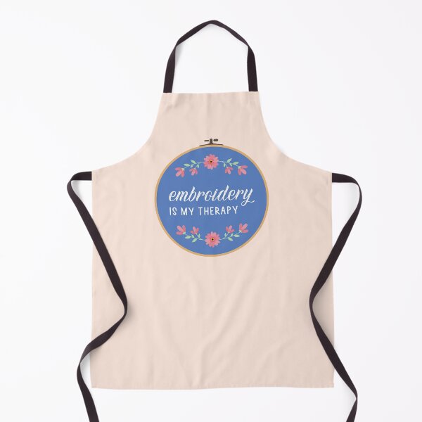 Item preview, Embroidery is my Therapy designed and sold by curiousOatmeal.