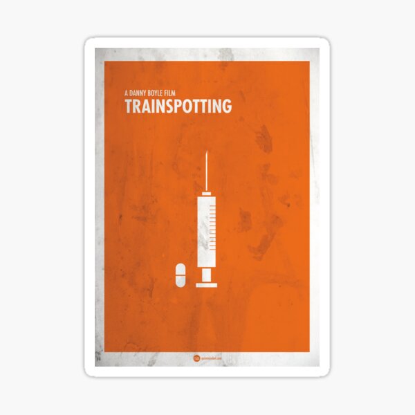Trainspotting Film Poster Pegatina