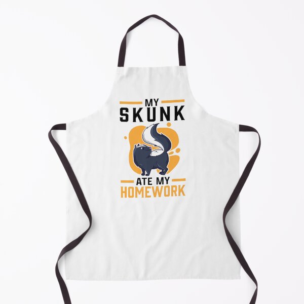 Item preview, Skunk doing homework eaten skunk badger designed and sold by madgrfx.