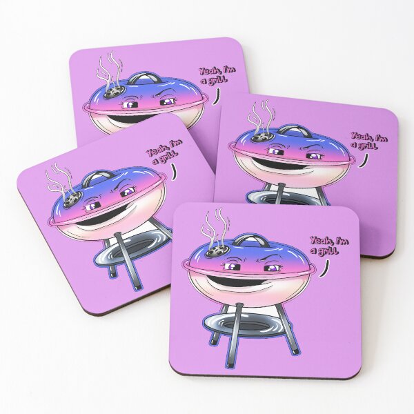 Item preview, Blue Pink Trans Grill: Yeah, I'm a grill designed and sold by iduzarts.