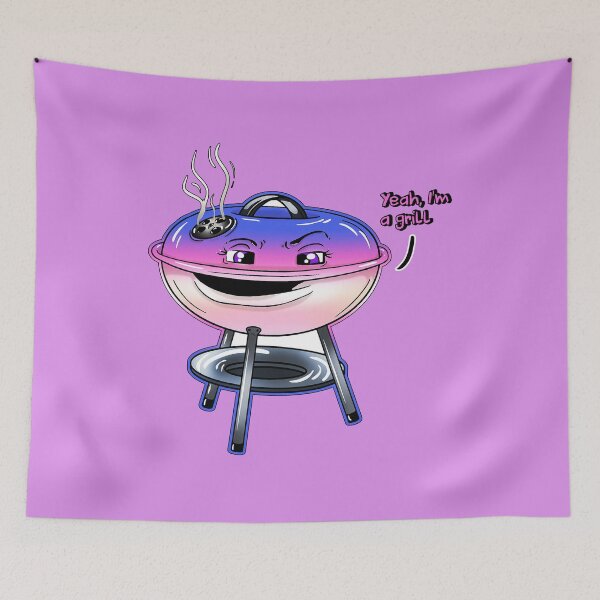 Item preview, Blue Pink Trans Grill: Yeah, I'm a grill designed and sold by iduzarts.