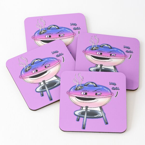 Item preview, Blue Pink Trans Grill: Hey, Grill designed and sold by iduzarts.