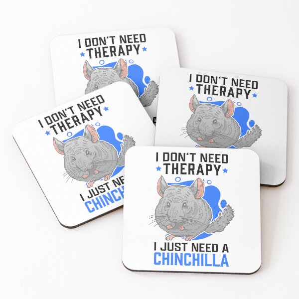 Item preview, Chinchillas My Therapy Dust Mouse Chinchilla designed and sold by madgrfx.