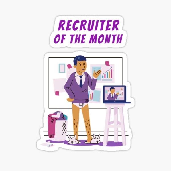 Item preview, Recruiter Of The Month designed and sold by joabaj.