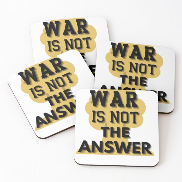 Item preview, war is not the answer designed and sold by azghari.