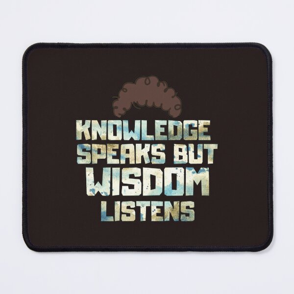 Item preview, Knowledge speaks but wisdom listens   designed and sold by LemonTeesdesign.