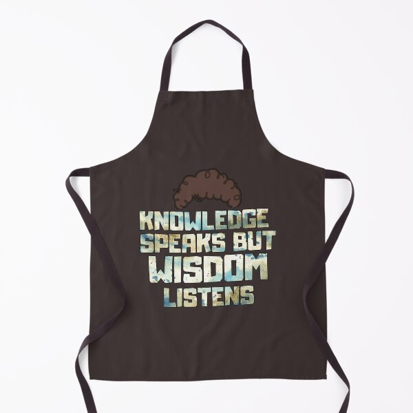 Item preview, Knowledge speaks but wisdom listens designed and sold by LemonTeesdesign.