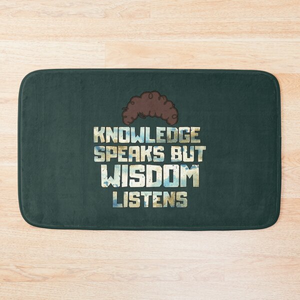 Item preview, Knowledge speaks but wisdom listens   designed and sold by LemonTeesdesign.