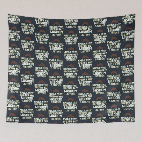 Item preview, Knowledge speaks but wisdom listens   designed and sold by LemonTeesdesign.