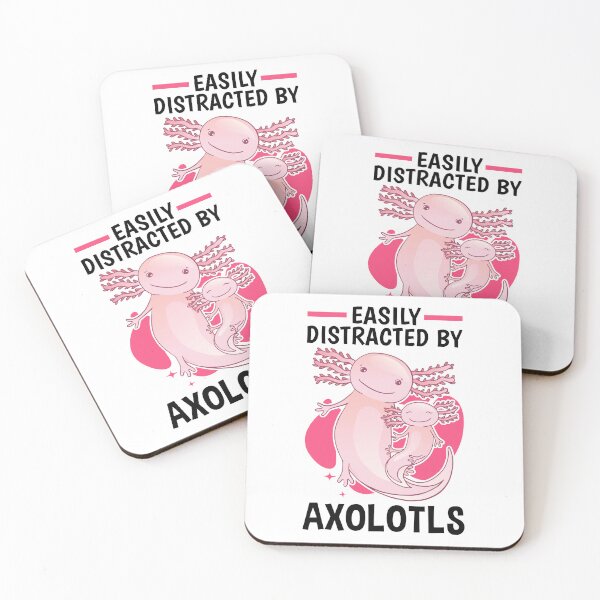 Item preview, Easily distracted with Axolotl Aquaristik Axolotl designed and sold by madgrfx.