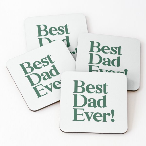 Item preview, Best Dad Ever - Best Father’s Day Gift for Dad - Green designed and sold by heyluckyseven.