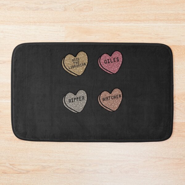 Artikelvorschau, Giles Glitter Hearts Buffy Stickers Aufkleber entworfen und verkauft von ipemje.