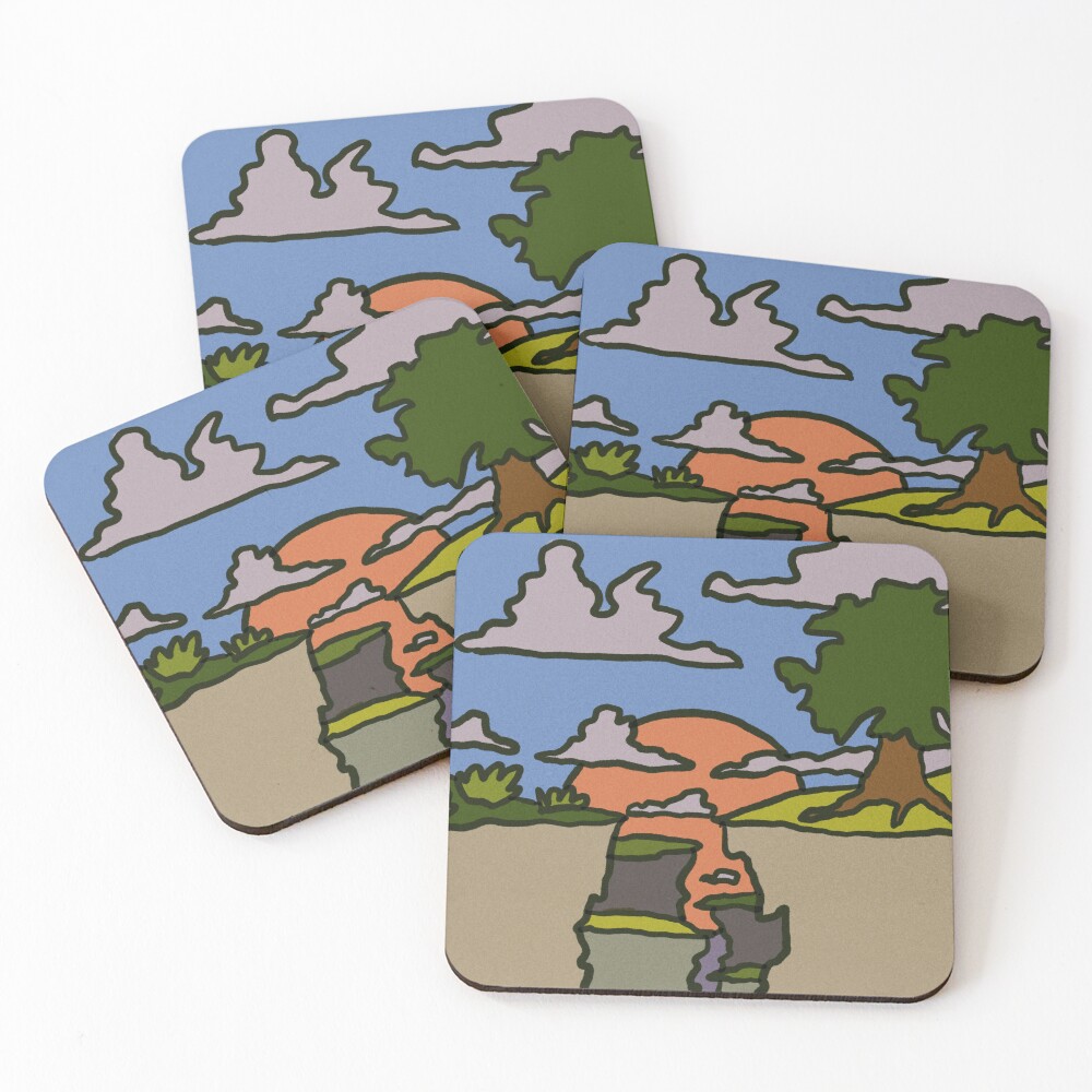 Item preview, Coasters (Set of 4) designed and sold by ThingRubyDoes.