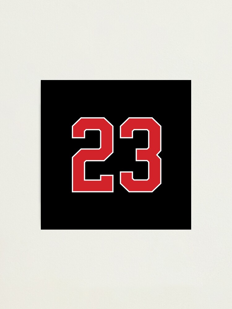 Sports Number 44, red black color lucky sport forty four Poster for Sale  by ArtIsParty