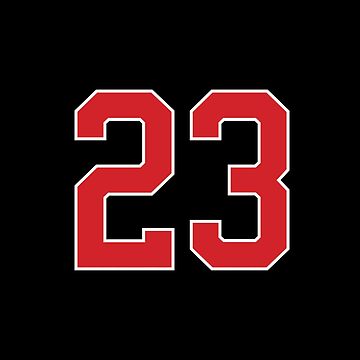 Sports Number 44, red black color lucky sport forty four Poster for Sale  by ArtIsParty